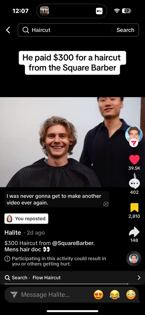 You should be posting long form on TikTok. TikTok is now allowing 60 minute videos. Even if they don’t do do well, anytime an app has new features it’ll help your account standing when you use them.

It can be a slow burn too. Halite sat at 900 views, then 38.5k and now around