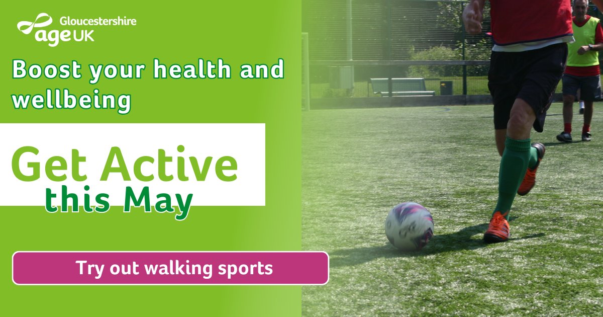 No more watching from the sidelines, walking sports are suitable for all abilities. From football, to rugby and netball to tennis, which will you choose? Stay updated with our info, sign up here: ageuk.org.uk/gloucestershir…