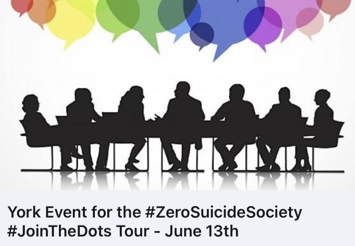 As part of the #ZeroSuicideSociety #JoinTheDotsTour join us in York on 13th June for an exceptional panel event: 'Inclusion & Missing Pieces in the #SuicidePrevention Puzzle' 12-2pm, City Screen, Coney Street Full details at eventbrite.co.uk/e/york-event-f… #mentalhealth