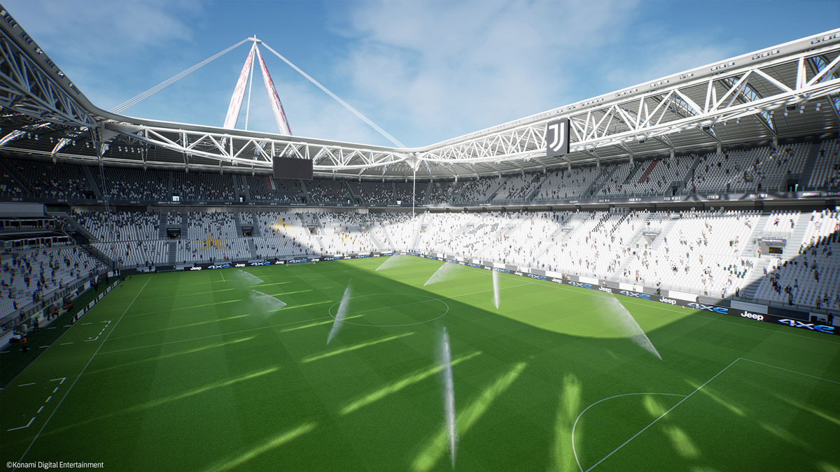 'We converted our engine to Unreal Engine, therefore all graphics had to be refurbished. One of our new challenges includes dynamic time zone changes in the stadium, corresponding to changes of their game start time settings.' #eFootball #UnrealEngine