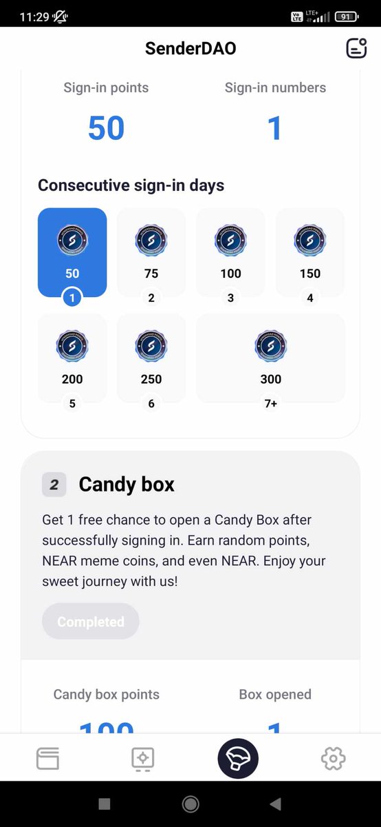 Nowa kampania od @SenderLabs 

Za codzienne logowanie punkty i box do odebrania w którym są $NEAR lub jakieś memecoiny na tej sieci.

senderdao.io/?invite_code=F…

Ref code: F_QOQsvR_fM

Nie wie co z punktami za poprzednią kampanię ale się dowiem i dam znać.
