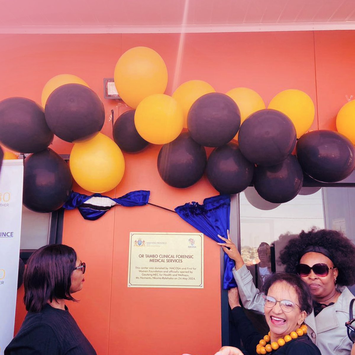 We are proud to launch the 1st post-violence care centre in Diepsloot with @NACOSANet. The Centre was designed with GBV and sexual assault survivors in mind to ensure that they have access to justice.