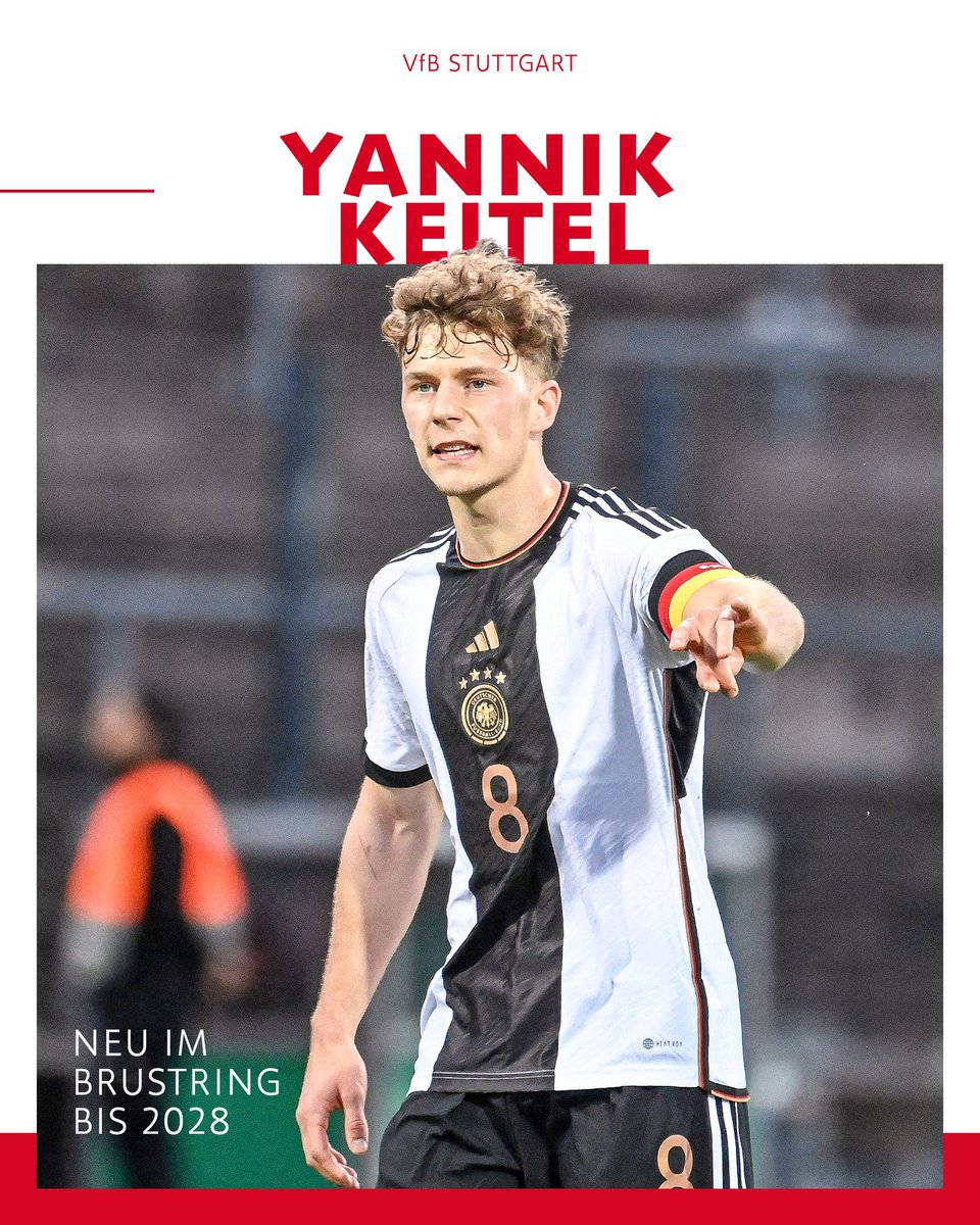 Oyuncu: Yannik Keitel 🇩🇪 Eski Kulübü: SC Freiburg Yeni Kulübü: VfB Stuttgart Tip: Bonservis Bedel: Bedelsiz (Sözleşme Sonu) Süre: 4 Yıl Mevkii: Defansif Orta Saha Yaş: 24 *Sözleşme 1 Temmuz 2024’te aktif olacak.