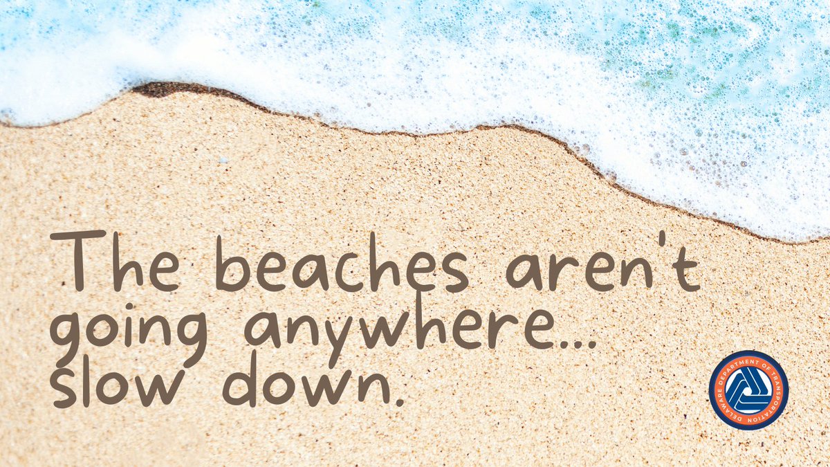 The beaches aren't going anywhere, #Delaware! Be sure to leave plenty of time to reach your destination safely this holiday weekend. ⭐️ Slow down ⭐️ Buckle up ⭐️ Move over ⭐️ Drive sober ⭐️ Share the road ⭐️ Plan your route ⭐️ Pack an emergency kit #MDW2024