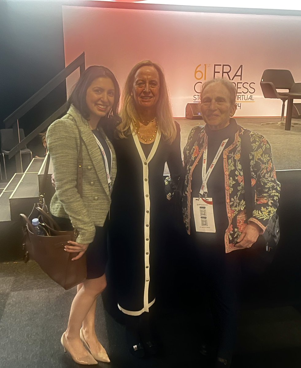 In the company of absolute greatness ☺️ Beyond inspired by these two incredible women and what they have done for Nephrology @KatherineTuttl8 @jingelfinger #ERA2024 @womeninnephro