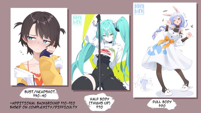 Comms open with unlimited slots! More details and info in bio :) 