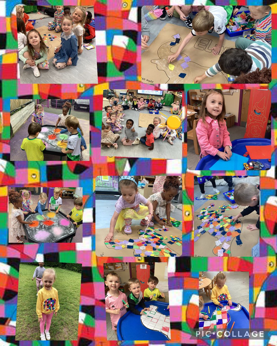 Elmer Day! #SJVNursery #Elmerday  #Celebratingdiversity #Weareunique