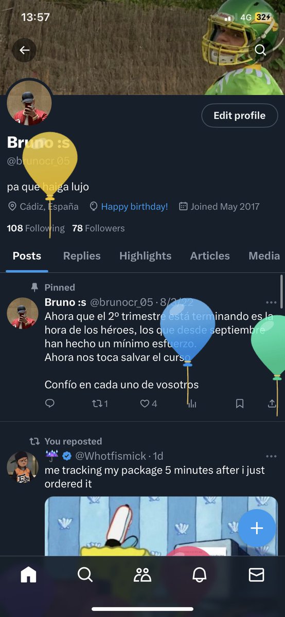 Bruno :s tweet media