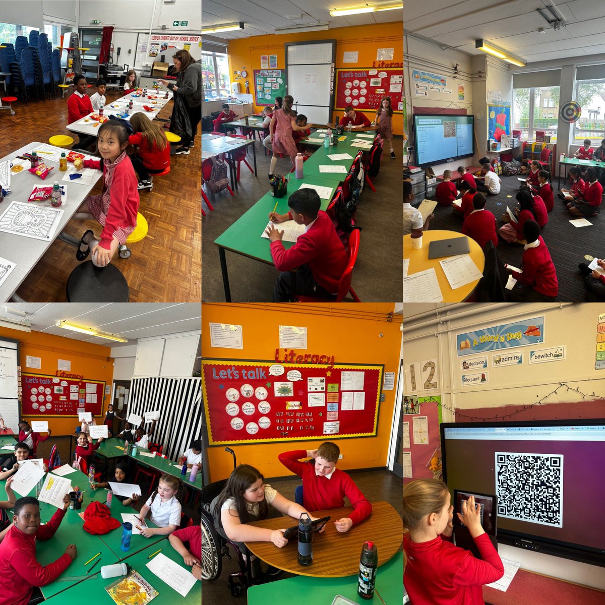 A handful of things P4 have been up to recently. We’ve had our Holy Communion party, learned about the colosseum for our Romans topic, developed independence in maths &amp; used interland to learn about internet safety! What a great week 🫡📚