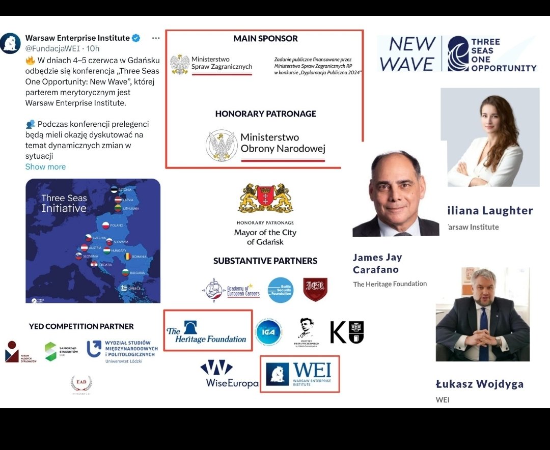 Fana43124688's tweet photo. SZL: Chcielibymy podziyńkować @MSZ_RP a @MON_GOV_PL za spiyranie tego samego toksycznego necu ôrganizacyje co #PiS.
#WEI, Warsaw Institute, Erbowizna, Szansa,
Instytut Nowe Europia. #Chodakiewicz a #Macierewicz bijōm brawo.
#Duginmarium 2024, "Nowŏ Wela"
#Polska https://t.co/NRm5hCLFd0