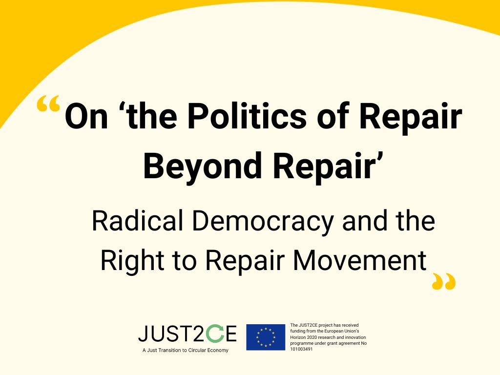 🔧✨ Discover the Right to Repair (R2R) movement through radical democracy! This paper delves into the potential and challenges of a democratic repair ethic amidst power imbalances. 🌍🔩
bit.ly/4aEJBbr