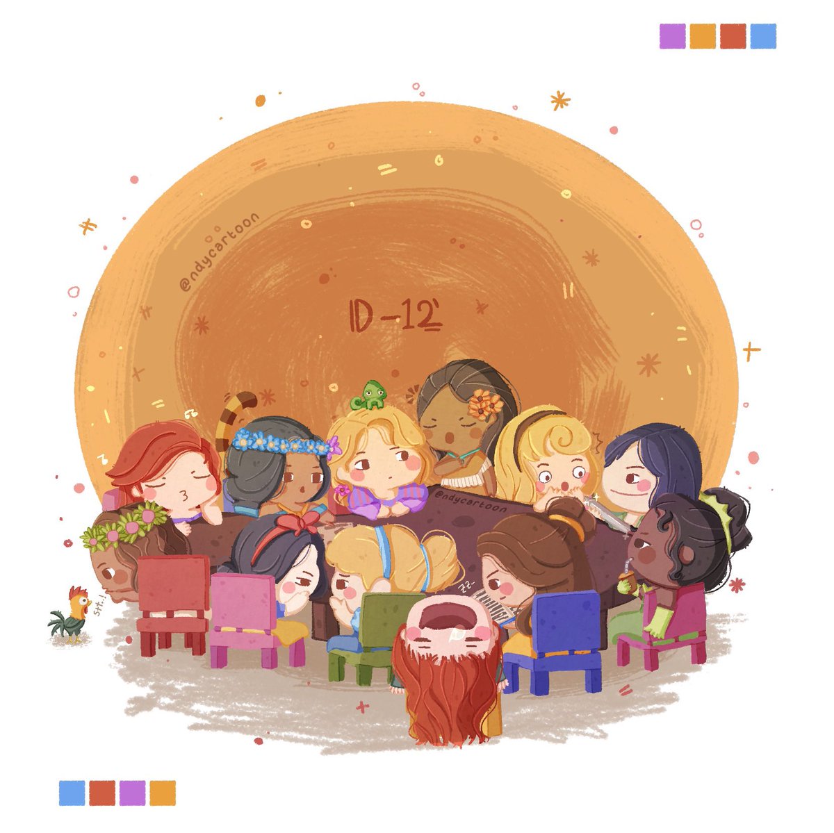 What do they planning? 😳🤫🤔

#disney #disneyprincess #digitalart #drawing #illustrationartists #artistoftwitter #commisionsopen