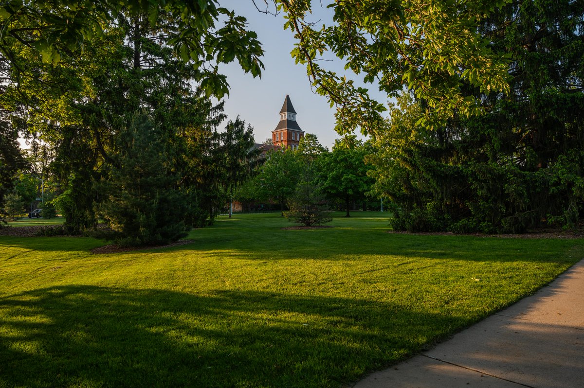 Golden hour on campus. ☀️
