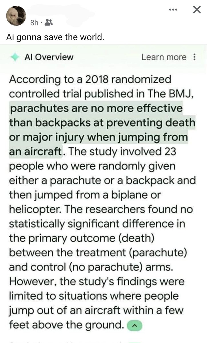 keithgoode's tweet image. Well, if you&apos;re concerned about over-population, AI Overview just may be the answer you&apos;re looking for. #aioverview #hallucination
