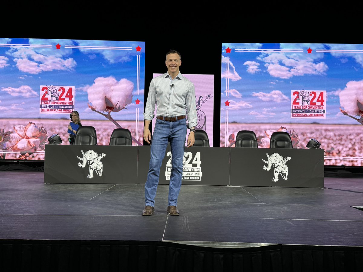 Smooth rehearsal yesterday and ready for the Convention remarks this afternoon!