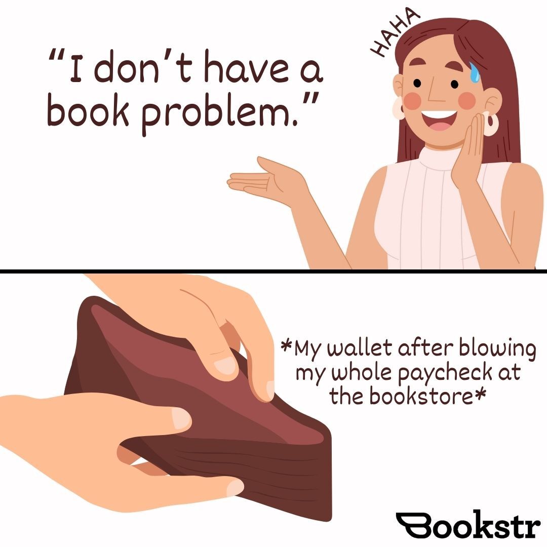 We'll just say that the money magically disappeared… 🤑🤭😬 

[🎨 Graphic by Krysten Winkler]

#buybooks #bookaddict #booksbooksbooks #bookishthings #bookbuying #bookstore #bookishpeoplebelike