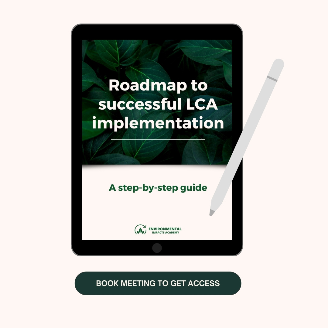 LCALearningHub's tweet image. Want to to get started with LCA, but unsure of where to start? Book a meeting with us to receive a personalized roadmap and implementation guide! eu1.hubs.ly/H09hfNm0

#Sustainability #LCARoadmap #ImplementationGuide #CustomizedAdvice 🌿📈🌟