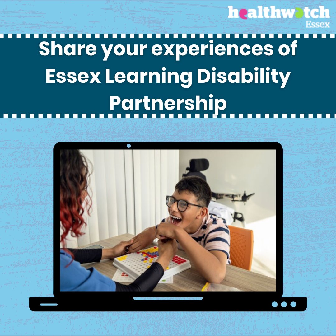 We are looking to talk to people about their experience with Essex Learning Disability Partnership (ELDP). Services offered by ELDP are specialist for people with learning disability and can support physical health and mental health. Have your say here: healthwatchessex.org.uk/2024/05/eldp/