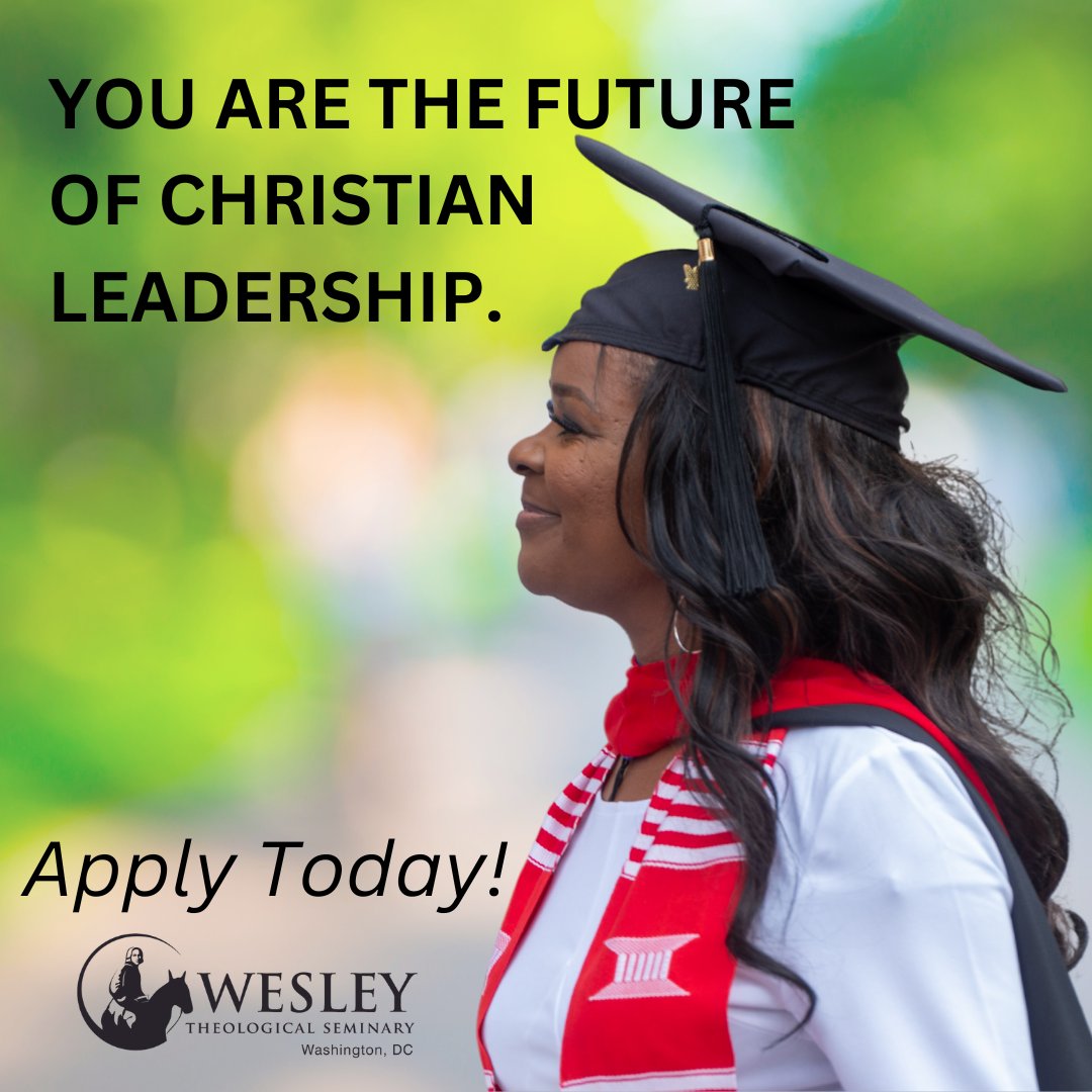 The July 15th deadline to apply for the Master of Arts, Master of Divinity, and Master of Theological Studies is fast approaching! Visit wesleyseminary.edu/apply to begin your application today! Reach out to us if you’d like more information at admissions@wesleyseminary.edu