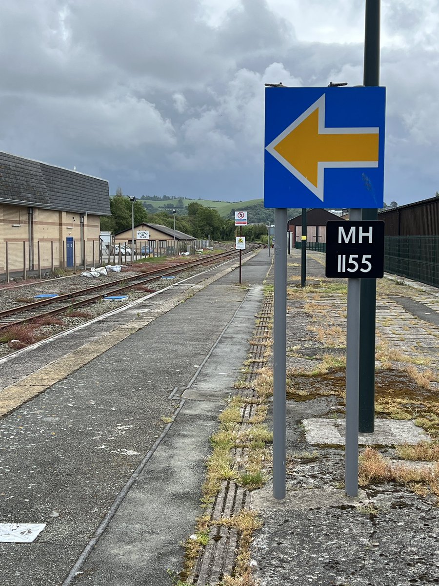 Some of the signaling at Aberystwyth as they use a radio token type of working.