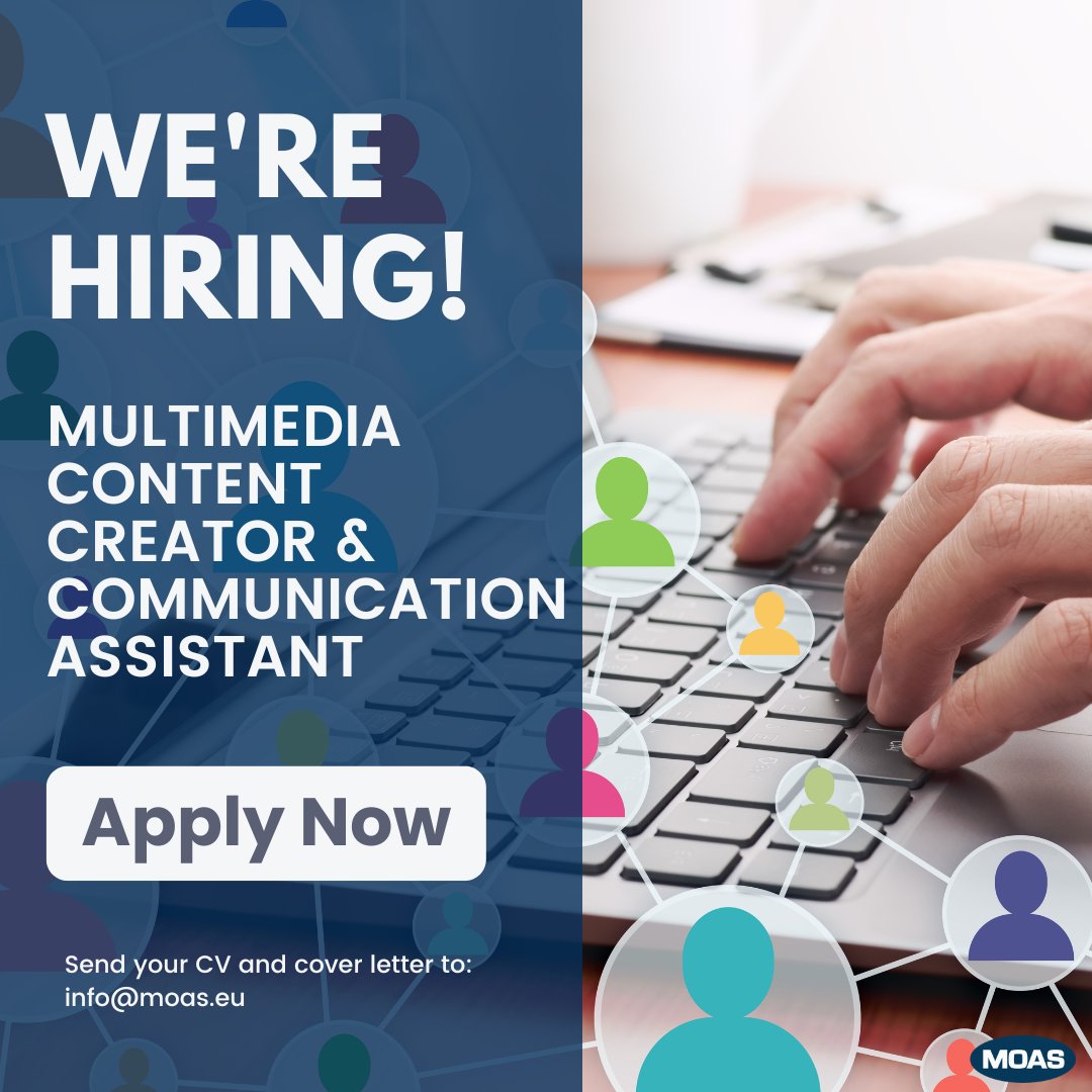 We are Hiring! This role involves creating and managing engaging content for our digital channels, supporting PR and communication efforts, and contributing to our humanitarian mission. Find more information and apply: ow.ly/y2nN50RTST7