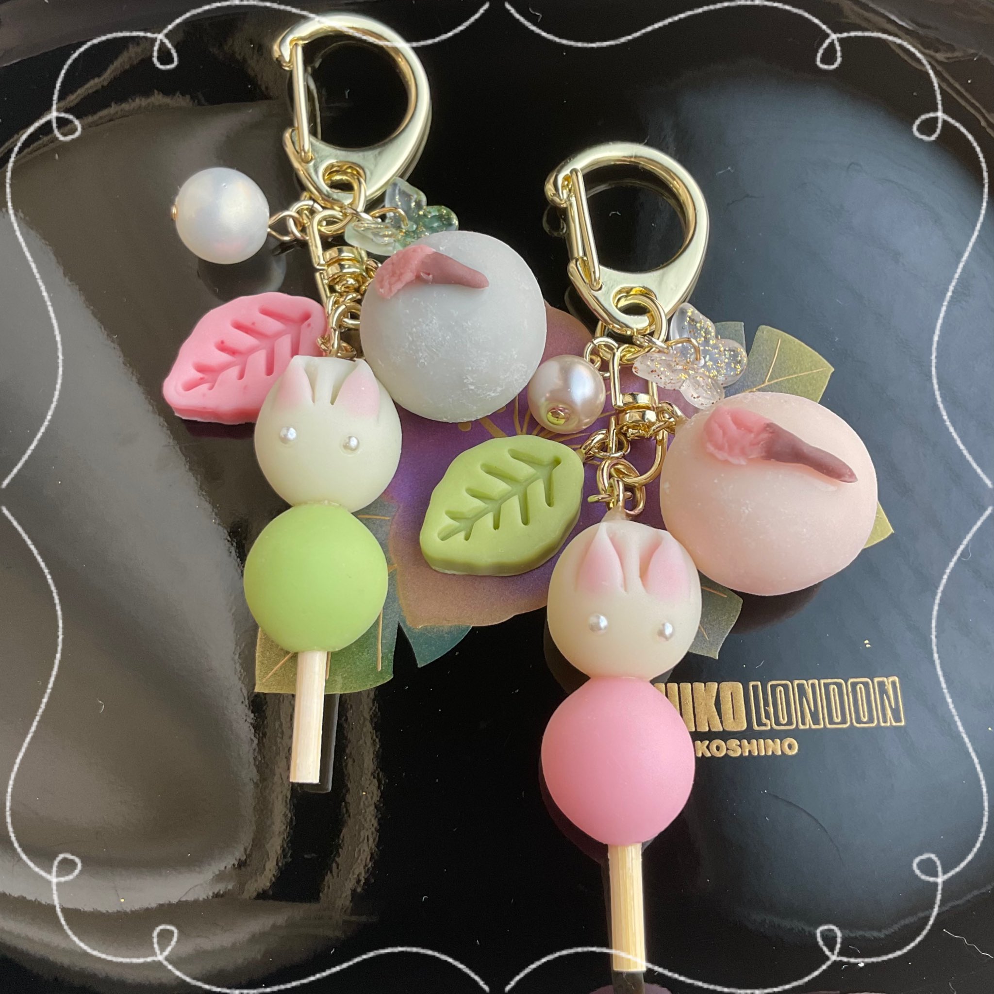 キエリ舎　すすきうさぎの和菓子プレート　2枚セット お得】 キエリ舎 すすきうさぎの和菓子プレート 2枚セット 皿