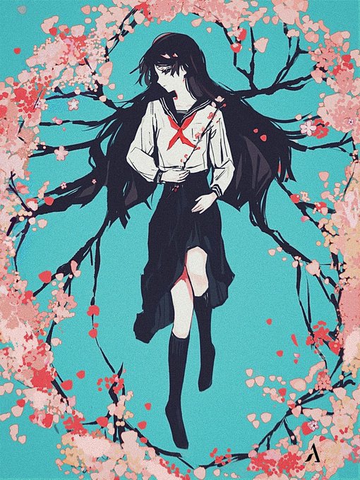 「桜 スカート」のTwitter画像/イラスト(新着)