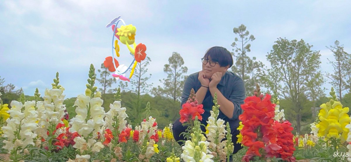 My flower's here❀.*･ﾟ

#ポケモンGO #GOsnapshot 
#ARofTheDay #CuteAR大会2024