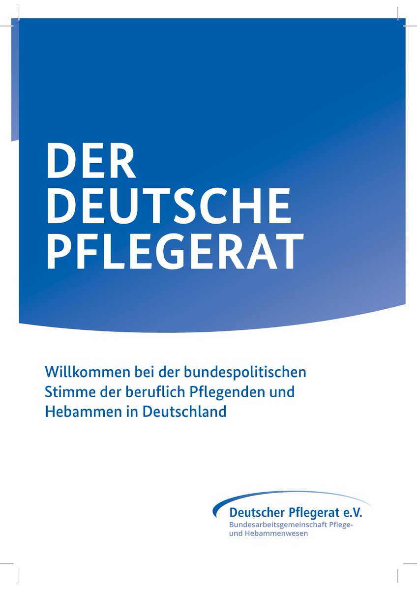 Der <a href="/dpflegerat/">Deutscher Pflegerat</a> hat einen neuen Flyer. Willkommen bei der bundespolitischen Stimme der beruflich #Pflegenden und #Hebammen! Werden Sie Teil der Bewegung. Unterstützen Sie uns und unsere Mitgliedsverbände! Werden Sie Mitglied in einem unserer Verbände. tinyurl.com/55srurpk