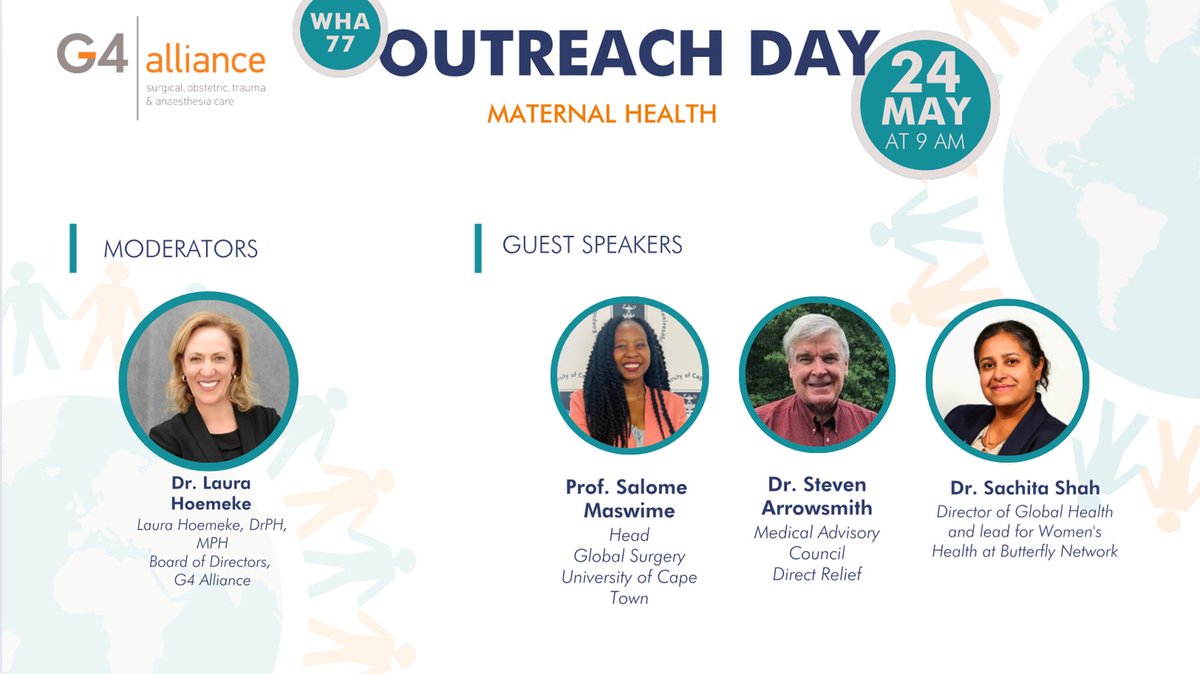 Now, at the G4 Alliance 2024 Permanent Council Outreach Day, a Panel on Maternal Health. #SOTACare4All