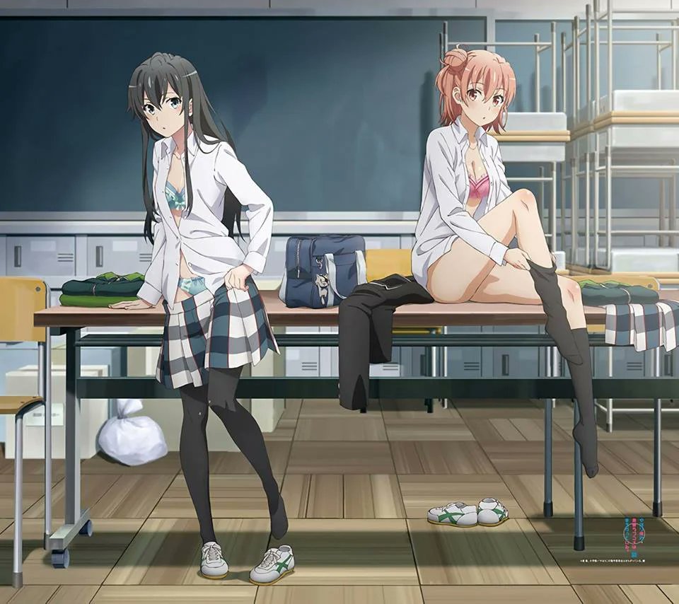 FormerSOA's tweet photo. My Teen Romantic Comedy SNAFU 🩵🩷👀 https://t.co/8JjMtdP0in