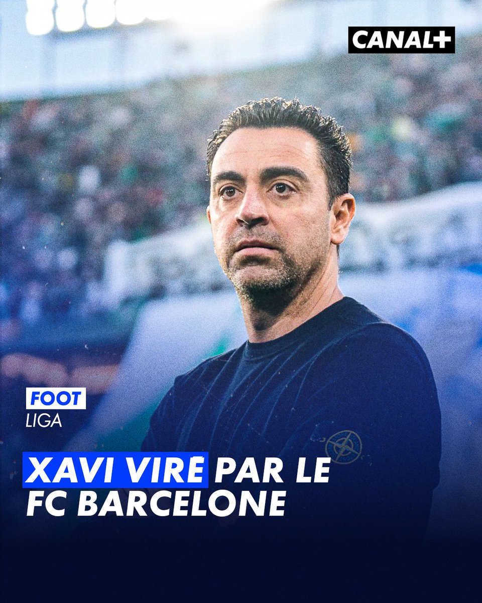 🇪🇸Le FC Barcelone a annoncé que Xavi ne sera plus son entraîneur la saison prochaine. Le technicien espagnol était arrivé sur le banc Blaugrana en novembre 2021. Qui voyez-vous pour le remplacer ? 🤔
