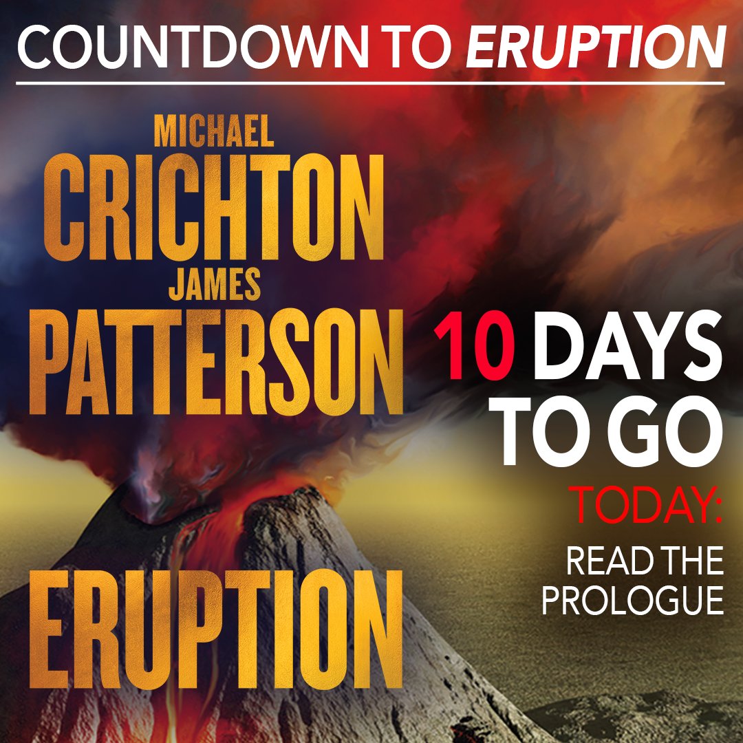 The big one is coming in just 10 days! While you wait, you can read the prologue FREE on my website: bit.ly/3yx2LTC (Check back tomorrow and every day until June 3 for a new free excerpt!) @CrichtonBooks