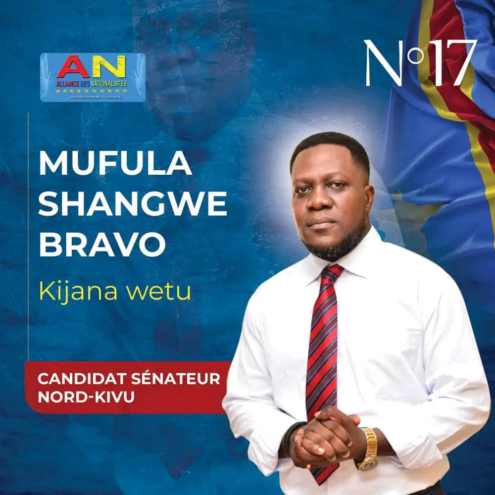 #RDC: 🚨 🚨 AVIS DE RECHERCHE. UN CANDIDAT SÉNATEUR PORTE DISPARU . Le candidat sénateur Bravo Mufula est recherché par sa famille . Candidat dans la province du Nord -Kivu , il n’a donné aucun signe de vie depuis le mercredi 22 mai 2024 , jour où il devait prendre son vol pour