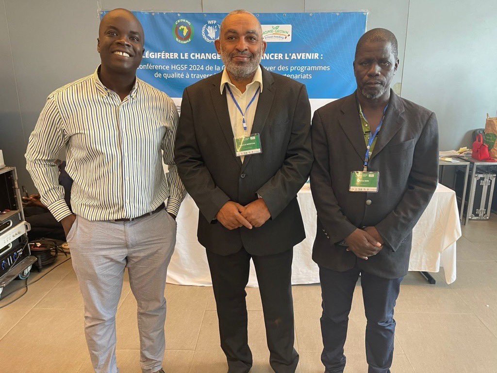 #SaoTome & Principe 🍽️🌍 #DidYouKnow In Sao Tome & Principe, the national school feeding & health program reaches 25% of the population? At the Ecowas conference, we explored ways of expanding this vital safety net, implementing the law for universal coverage🤝 #SchoolMeals