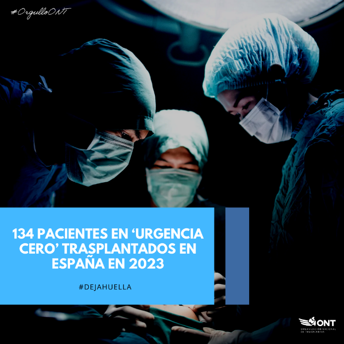 0⃣ ¿Sabes lo que es una ‘urgencia cero’? Pacientes en situación crítica y grave peligro si no se realiza el #trasplante. En 🇪🇸, gracias a los donantes y a sus familias y a la coordinación de los sanitarios, 314 personas en esta condición recibieron un órgano en 2023 #OrgulloONT💙