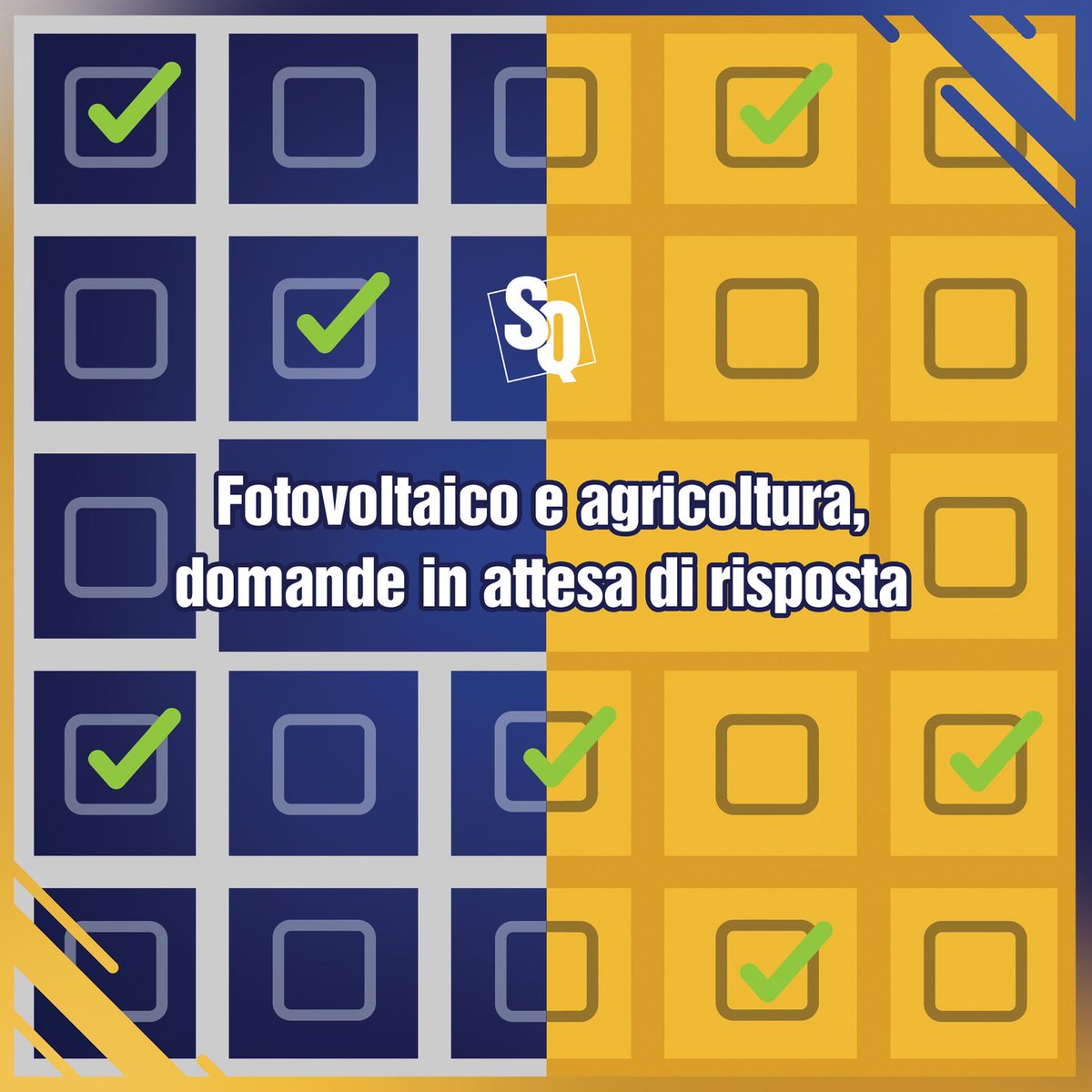 Staffetta's tweet image. La prossima settimana dovrebbero svolgersi in Senato le audizioni sul DL Agricoltura. Il 12 giugno, subito dopo le elezioni europee, saranno depositati gli emendamenti. Link Notizia: shorter.me/Tc5EI #fotovoltaico #solare #agricoltura #domande… dlvr.it/T7L9gc