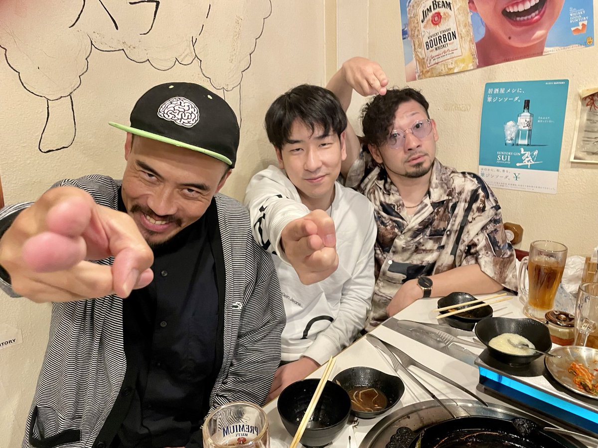 今回まさかのたっくーさんとガンジーさんと共演させていただきました