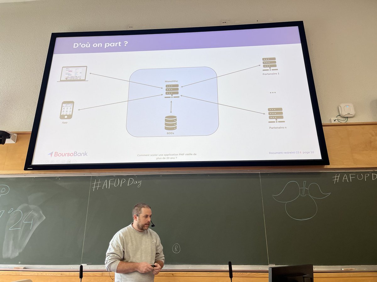 On reprend le fil des conférences #AFUPDay en accueillant <a href="/arnaud_lahaxe/">Arnaud LAHAXE 🃏</a> qui nous parle de la scalabilité des applications <a href="/Boursorama/">Boursorama</a>