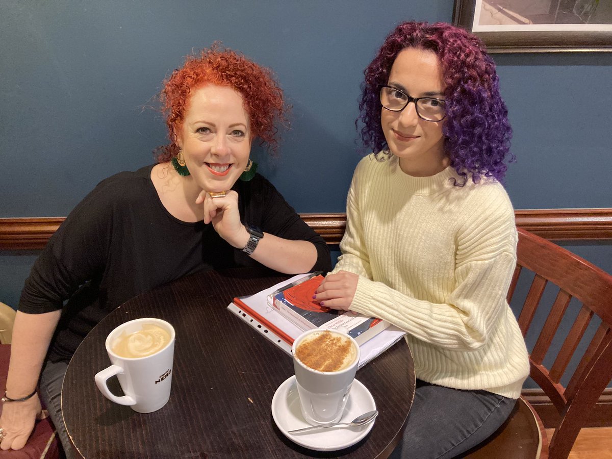 Our Composer in Residence Anna Ramzy held her first mentor meeting with amazing NI soprano <a href="/gizzyreds_allen/">Giselle Allen</a> this morning in #belfast. Looking forward to workshopping Anna’s work with the <a href="/HardRainSE/">Hard Rain Ensemble</a> in July.

Anna is supported by <a href="/ArtsCouncilNI/">Arts Council of Northern Ireland</a>