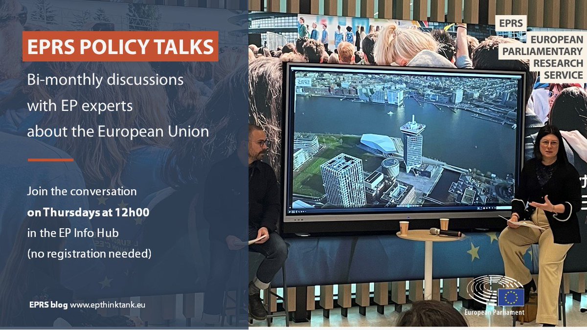 EP_EPRS's tweet photo. Join us tomorrow to discuss the growing importance of European political parties with EPRS policy analyst
@RalfDrachenberg
🗓️30 May, 12:00-13:00
📍 European Parliament - Info Hub (no need to register)
https://t.co/BEixXogtzD
#EPRSevents #VisitEP https://t.co/QWCbjbMkoi