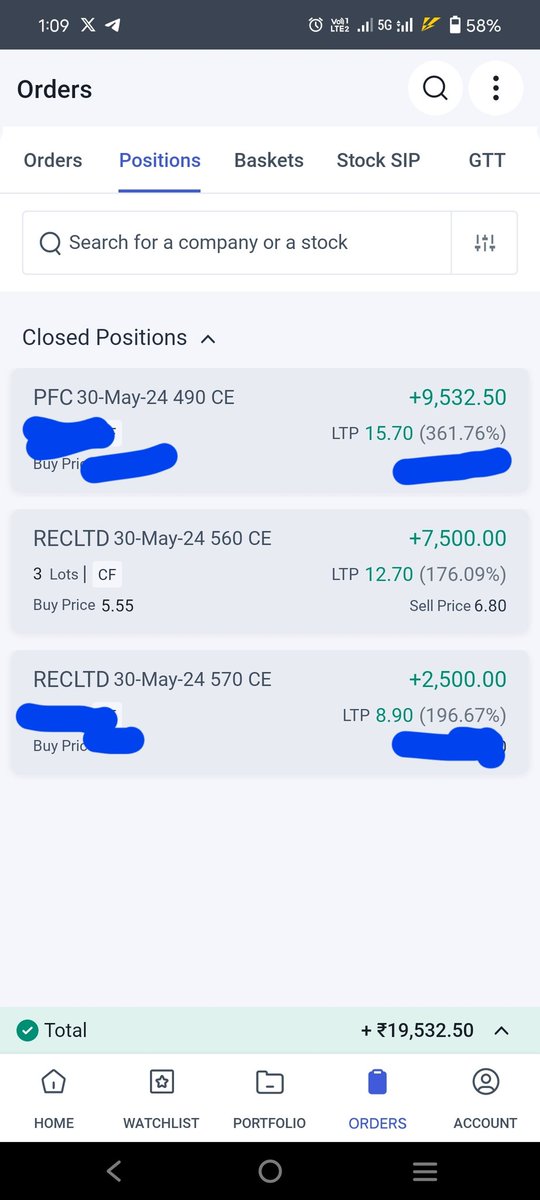 @whoashishbisht @Anirbban Bought REC 's brother pfc and ❤️😂🚀 Your conviction helped, highest ever profit with your help. Thank you.