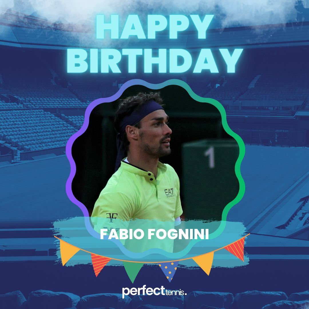 Wishing a Happy 37th Birthday to Fabio Fognini! 🎉 🎂