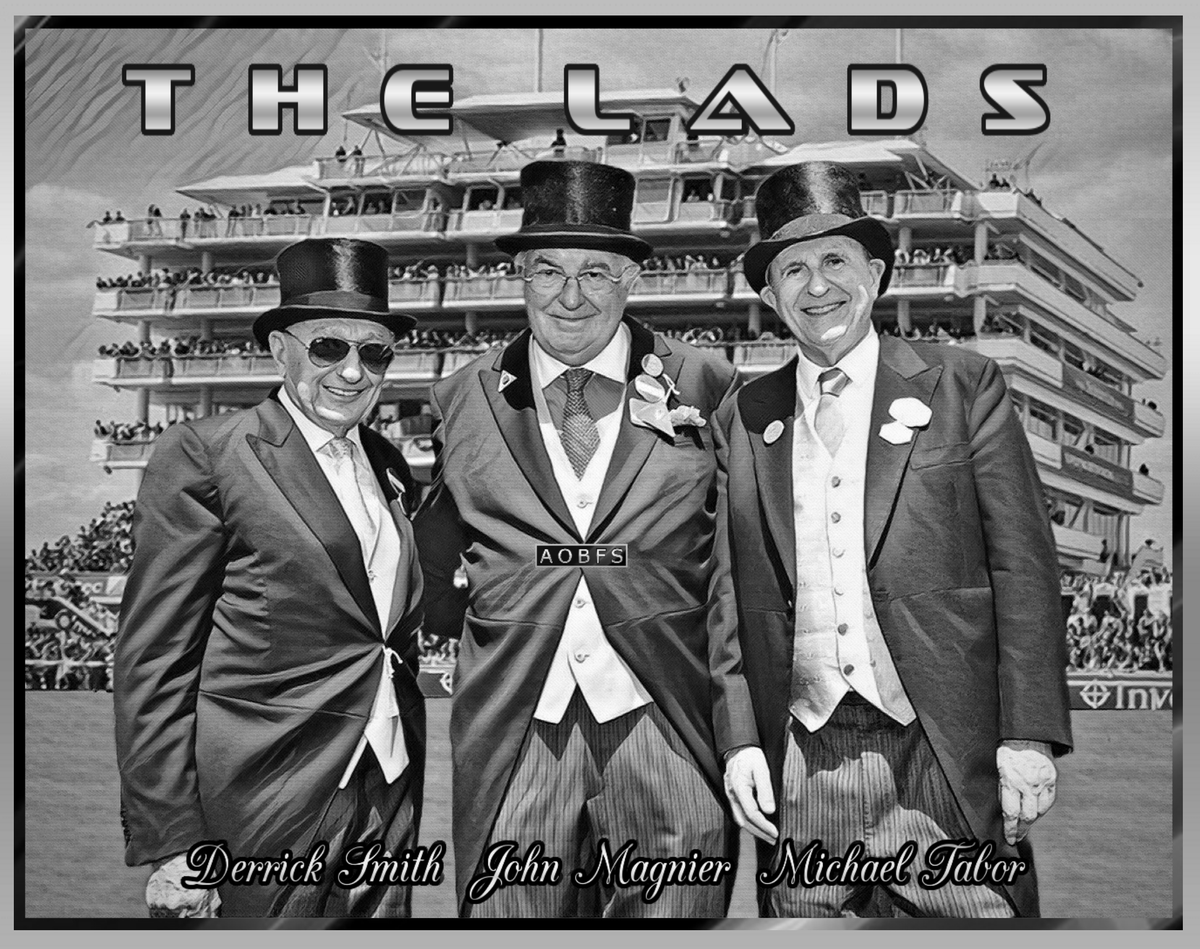 aobrienfansite's tweet photo. Record Epsom Derby Owners - THE LADS - 10 Victories 

Galileo (2001), High Chaparral (2002), Pour Moi (2011), Camelot (2012), Ruler Of The World (2013), Australia (2014), Wings of Eagles (2017), Anthony Van Dyck (2019), Serpentine (2020), Auguste Rodin (2023)