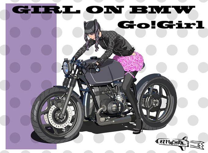 「long hair motorcycle」 illustration images(Latest)