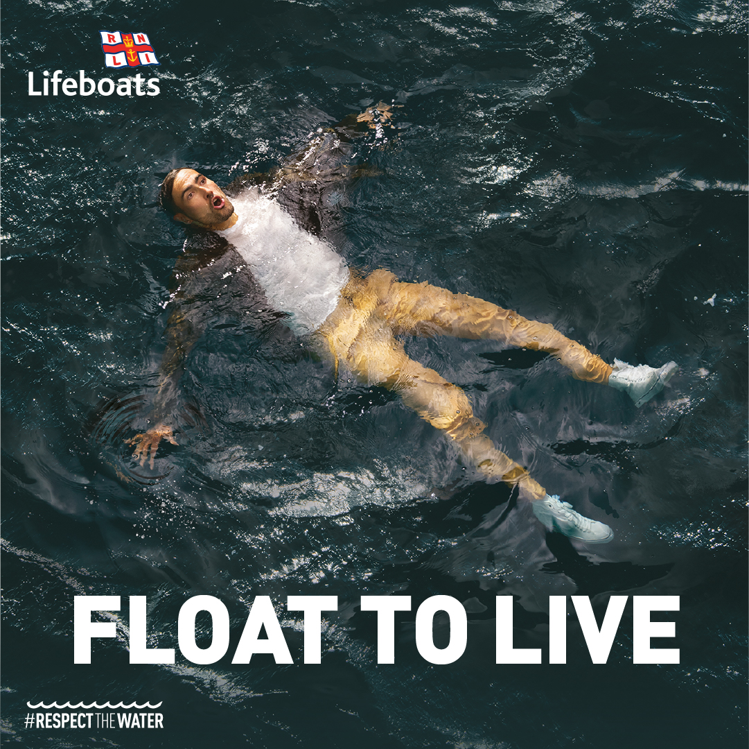 As we enjoy the sunshine over the next few weeks, please remember and share @RNLI advice – if you get into trouble in the water #FloatToLive #RespectTheWater ow.ly/Uh3w50RSySL @WalesCoastPath @WTA_Tweets @NWTBiz @visitswanseabay @VisitCardiff @VisitAnglesey @VisitPembs