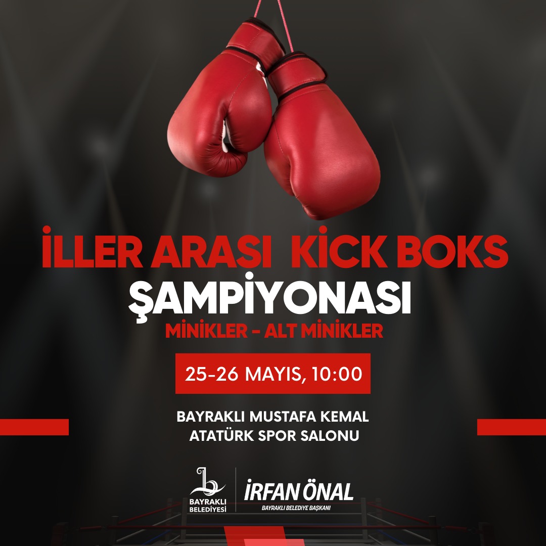 İller Arası Minikler-Alt Minikler Kick Boks Şampiyonası, 25-26 Mayıs tarihlerinde Mustafa Kemal Atatürk Spor Salonumuzda gerçekleşecektir.