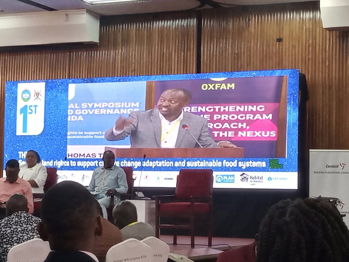 Mr <a href="/mwebe_john/">Mwebe Kalibbala</a>  giving the key note address noted that the strain that climate change is possing on  agriculture and the food systems generally cannot be overemphasized as it threatens the core of human existence.
#LandRights