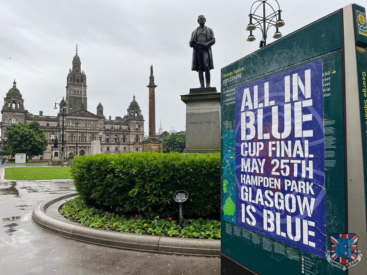 UnionBears_07's tweet photo. All in Blue to Hampden https://t.co/g04yHgxgF2