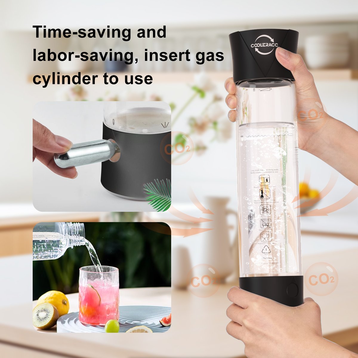 j0KkKJ23kNHnu7r's tweet image. Tired of heavy bottles of sparkling water? Say hello to convenience with our portable sparkling water machine! Whether you&apos;re at home, in the office, or on your next adventure, enjoy deliciously fizzy refreshments anytime, anywhere.
#PortableFizz #AffordableLuxury #FizzOnTheGo